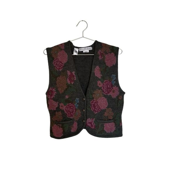 Vintage JH Collectibles Wool Vest - Picture 1 of 9